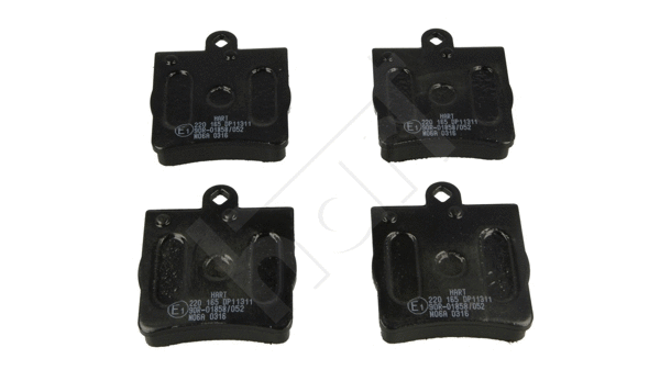 Brake Pad Set, disc brake (220 165)