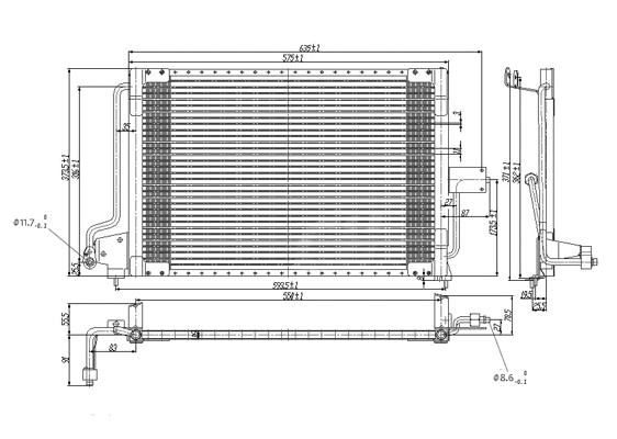 Condenser, air conditioning (602 265)