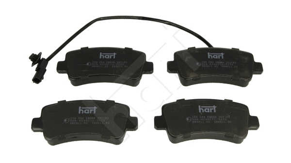 Brake Pad Set, disc brake (250 594)