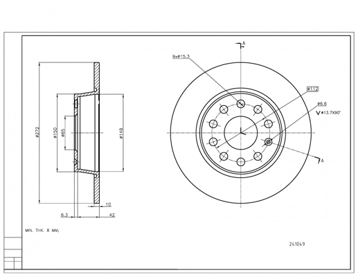Brake Disc (241 049)