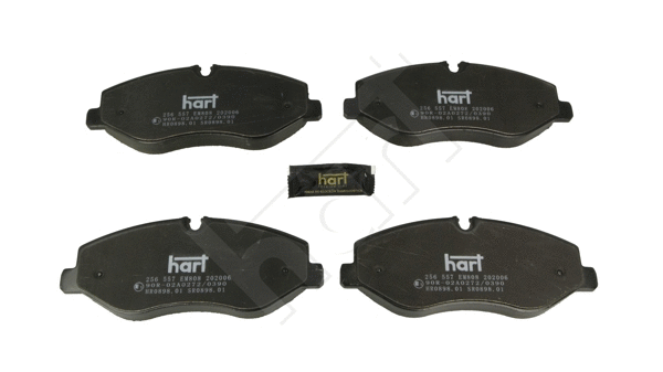Brake Pad Set, disc brake (256 557)
