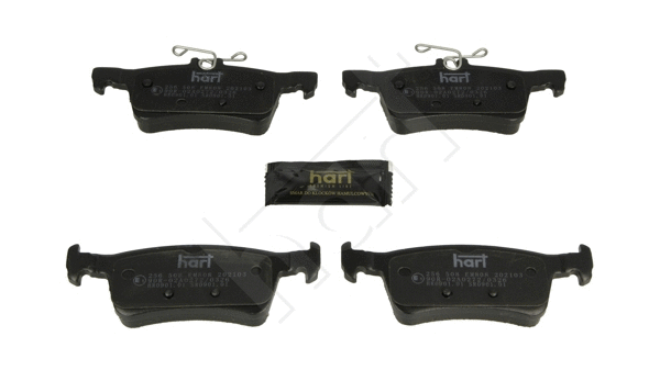 Brake Pad Set, disc brake (256 508)