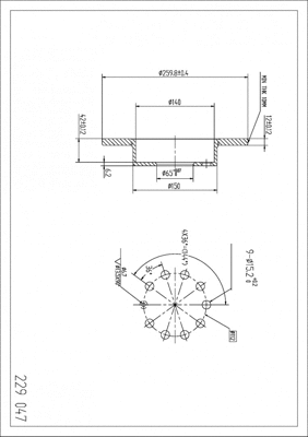 Brake Disc (229 047)