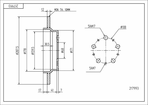 Brake Disc (217 993)
