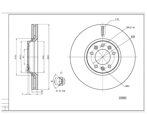 Brake Disc (230 992)
