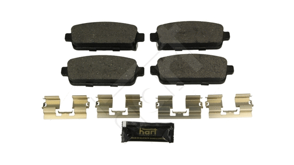 Brake Pad Set, disc brake (252 928)