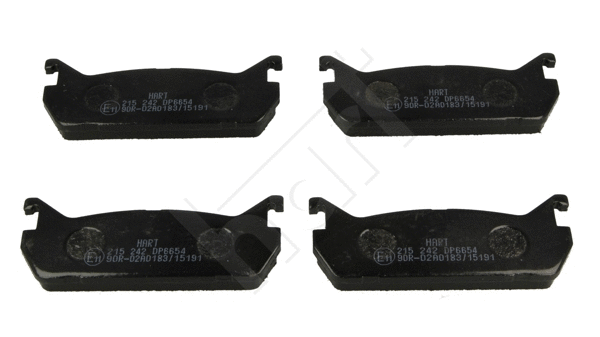 Brake Pad Set, disc brake (215 242)