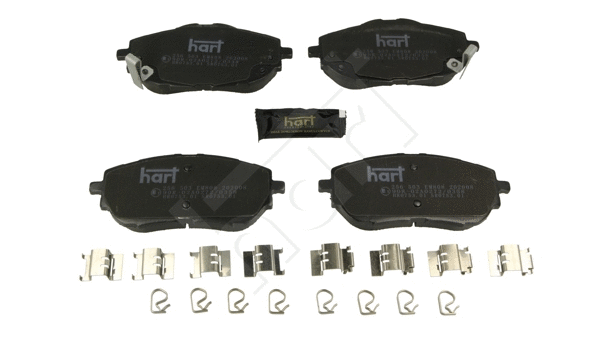 Brake Pad Set, disc brake (256 503)