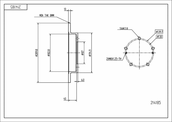Brake Disc (214 185)