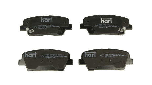 Brake Pad Set, disc brake (254 212)