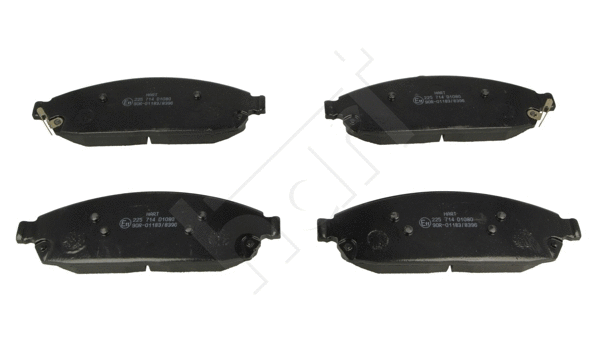 Brake Pad Set, disc brake (225 714)