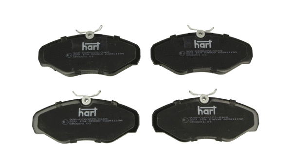 Brake Pad Set, disc brake (220 154)
