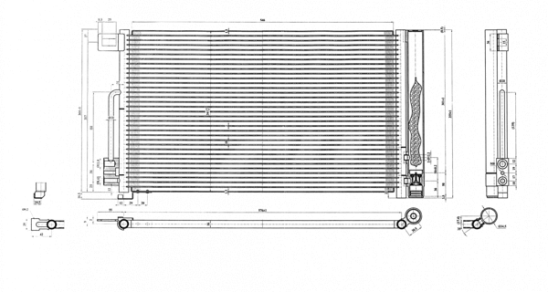 Condenser, air conditioning (608 680)