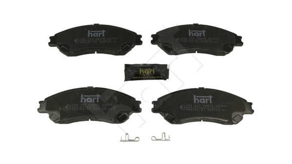 Brake Pad Set, disc brake (256 507)
