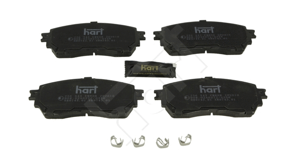 Brake Pad Set, disc brake (256 543)