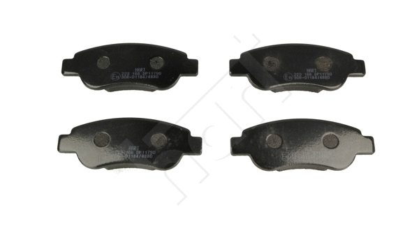 Brake Pad Set, disc brake (223 166)