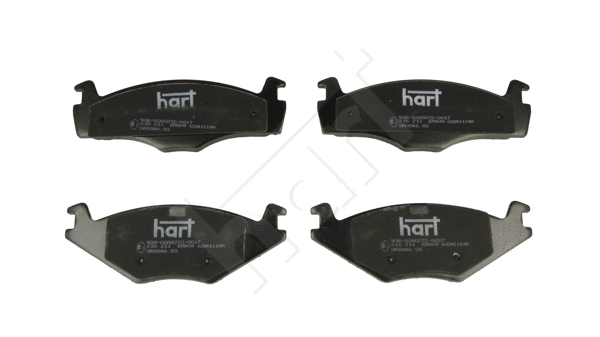 Brake Pad Set, disc brake (215 211)