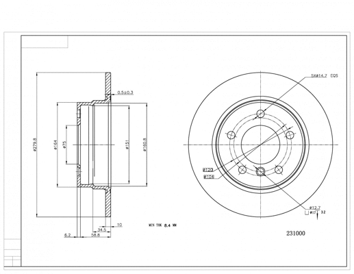 Brake Disc (231 000)