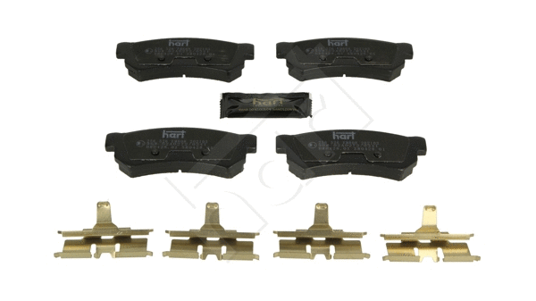 Brake Pad Set, disc brake (256 526)