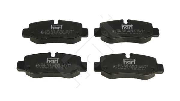 Brake Pad Set, disc brake (256 555)