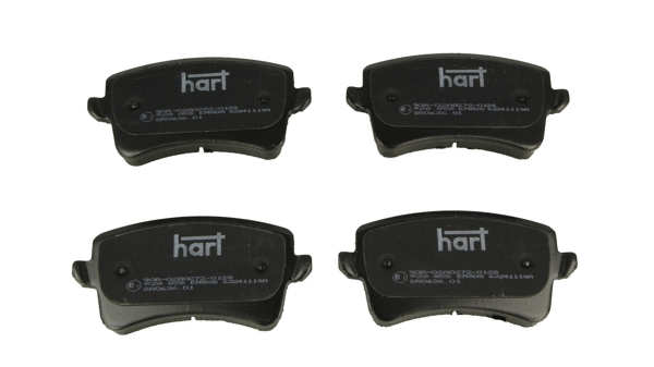 Brake Pad Set, disc brake (228 855)