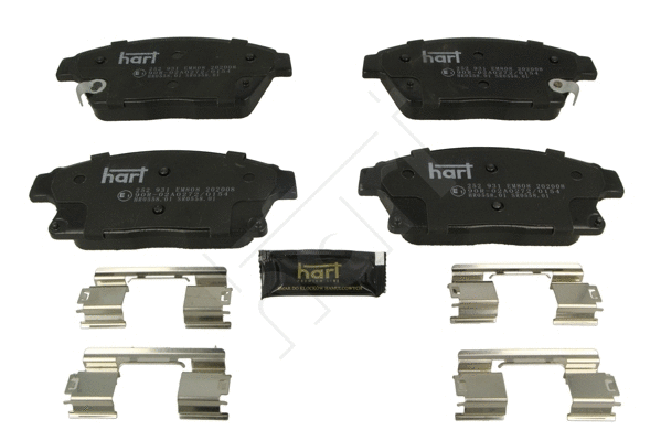Brake Pad Set, disc brake (252 931)