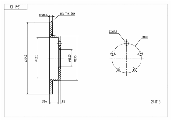Brake Disc (241 113)