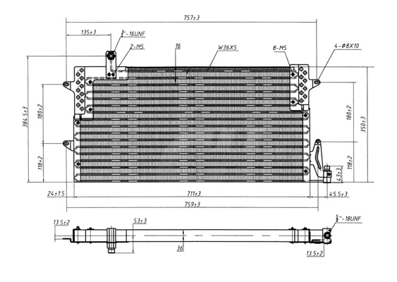 Condenser, air conditioning (602 438)