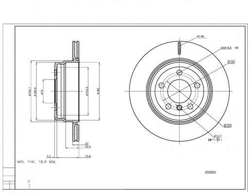 Brake Disc (250 253)