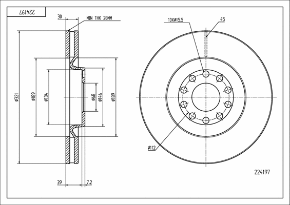 Brake Disc (224 197)