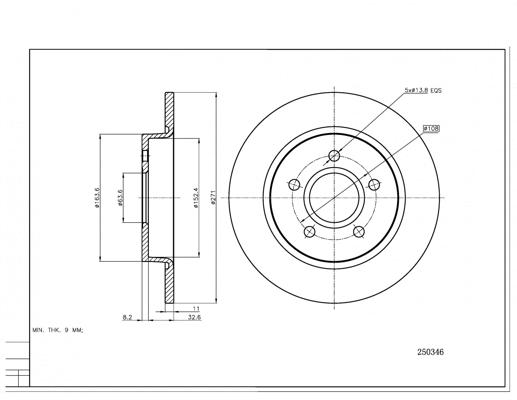 Brake Disc (250 346)