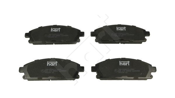 Brake Pad Set, disc brake (254 210)