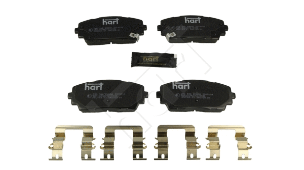 Brake Pad Set, disc brake (256 546)