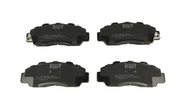 Brake Pad Set, disc brake (215 255)