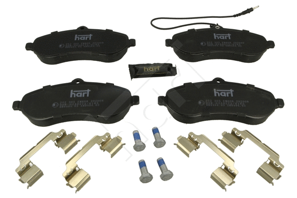 Brake Pad Set, disc brake (252 305)