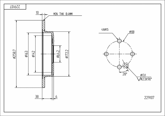 Brake Disc (229 107)