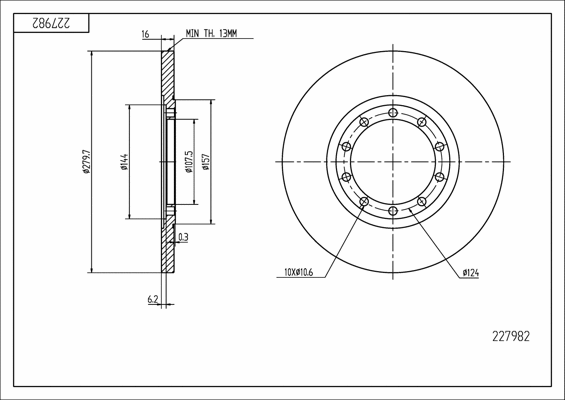 Brake Disc (227 982)