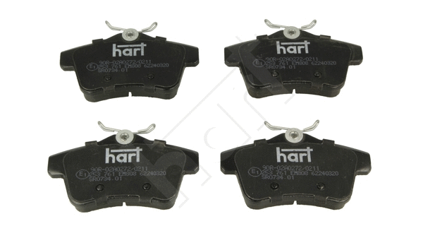 Brake Pad Set, disc brake (253 761)