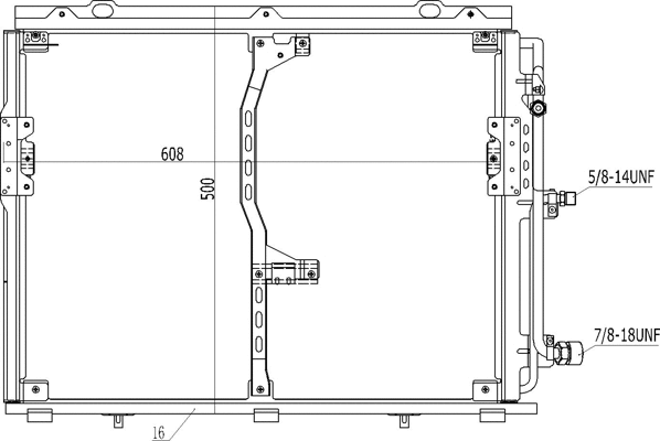 Condenser, air conditioning (611 200)