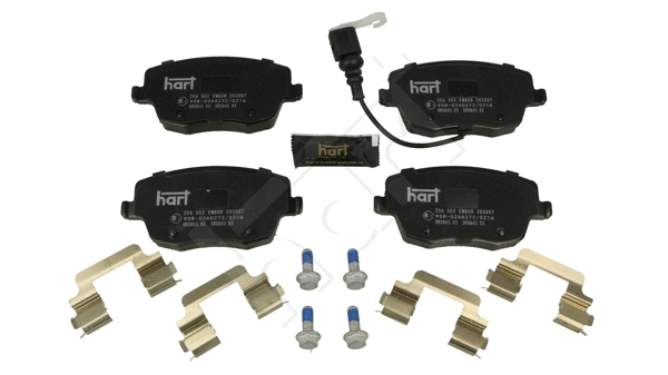 Brake Pad Set, disc brake (256 552)