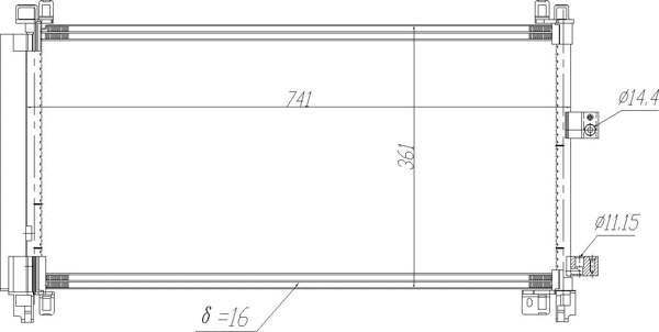 Condenser, air conditioning (621 651)