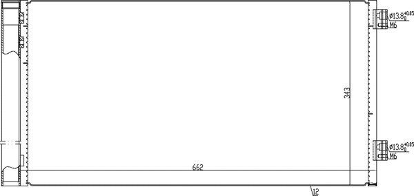 Condenser, air conditioning (619 541)