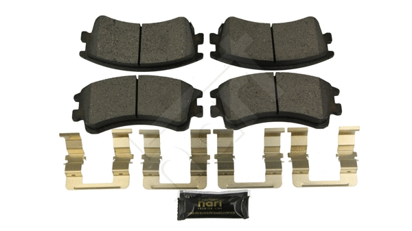 Brake Pad Set, disc brake (252 299)