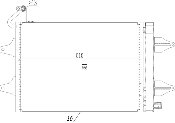 Condenser, air conditioning (603 518)