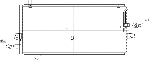 Condenser, air conditioning