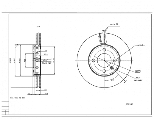 Brake Disc (250 350)