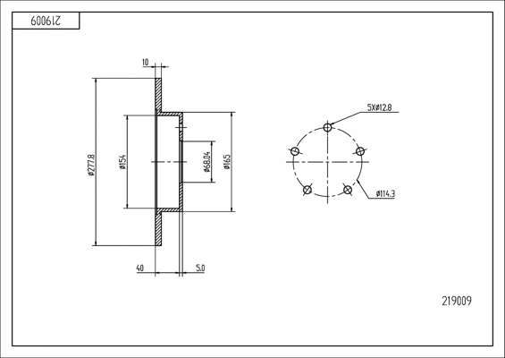 Brake Disc (219 009)