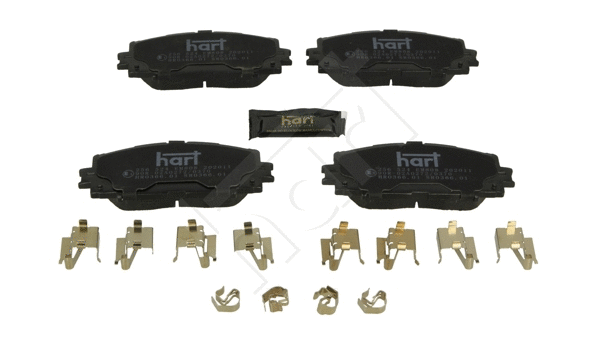 Brake Pad Set, disc brake (256 524)
