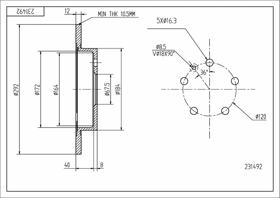 Brake Disc (231 492)