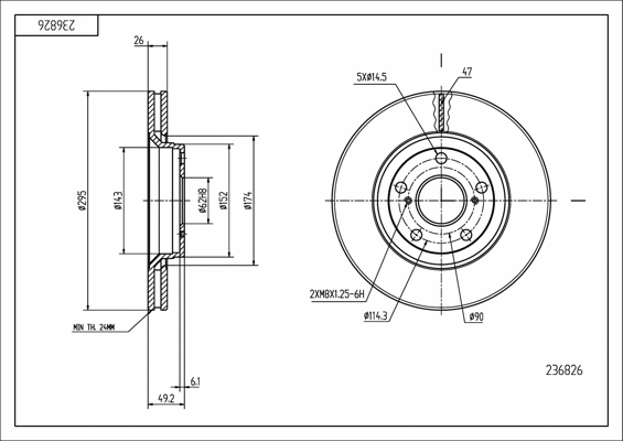 Brake Disc (236 826)